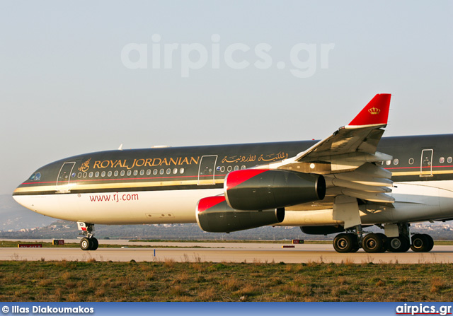 JY-AID, Airbus A340-200, Royal Jordanian