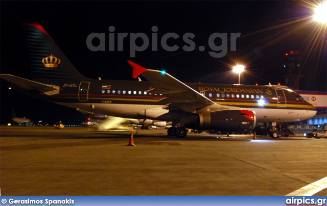 JY-AYL, Airbus A319-100, Royal Jordanian