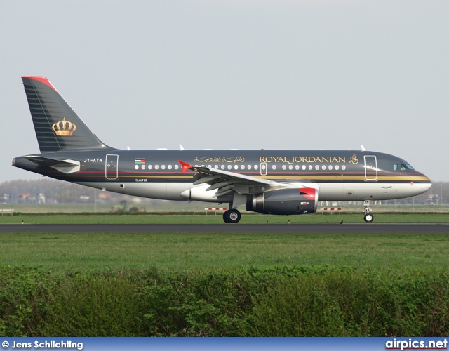 JY-AYN, Airbus A319-100, Royal Jordanian