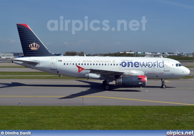 JY-AYP, Airbus A319-100, Royal Jordanian