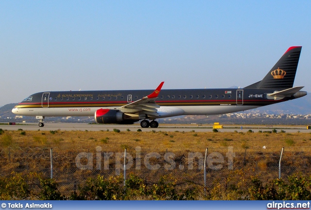 JY-EME, Embraer ERJ 190-200LR (Embraer 195), Royal Jordanian