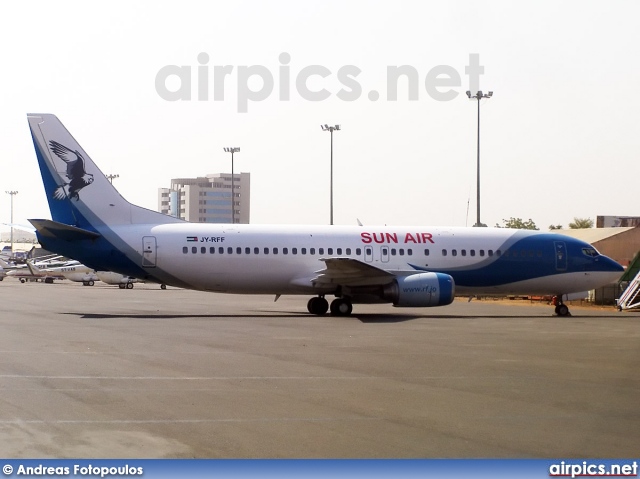 JY-RFF, Boeing 737-400, Sun Air