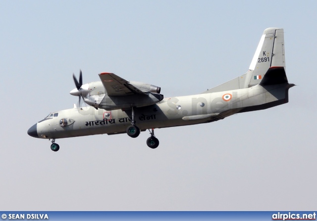 K2691, Antonov An-32B, Indian Air Force
