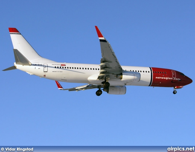 LN-DYG, Boeing 737-800, Norwegian Air Shuttle