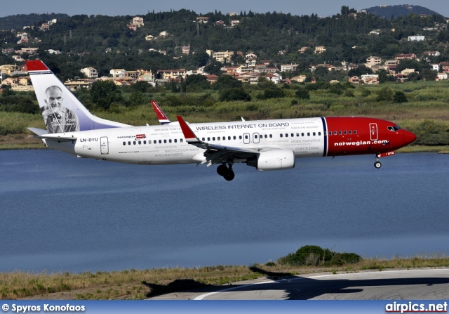 LN-DYU, Boeing 737-800, Norwegian Air Shuttle
