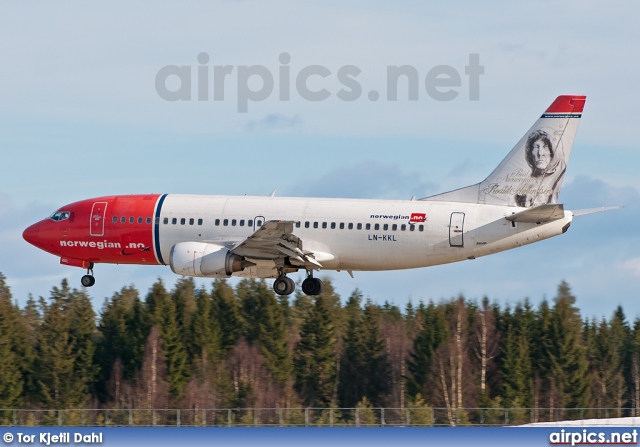 LN-KKL, Boeing 737-300, Norwegian Air Shuttle