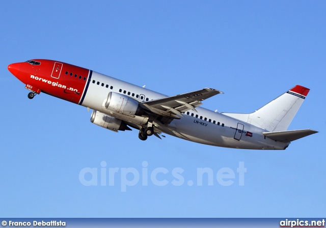 LN-KKV, Boeing 737-300, Norwegian Air Shuttle