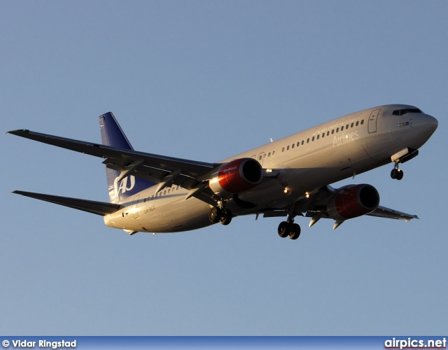 LN-RCX, Boeing 737-800, Scandinavian Airlines System (SAS)