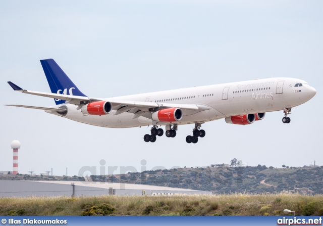 LN-RKP, Airbus A340-300, Scandinavian Airlines System (SAS)