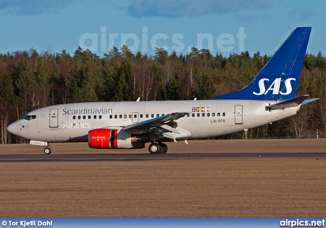 LN-RPB, Boeing 737-600, Scandinavian Airlines System (SAS)