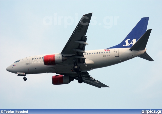 LN-RPF, Boeing 737-600, Scandinavian Airlines System (SAS)