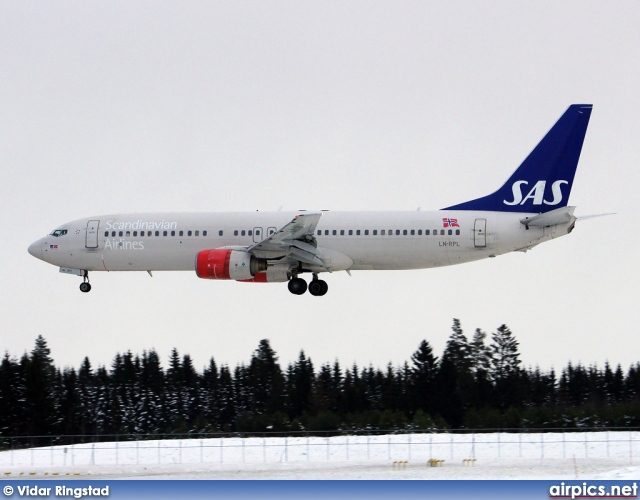 LN-RPL, Boeing 737-800, Scandinavian Airlines System (SAS)