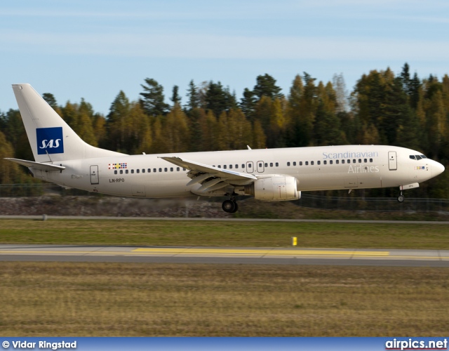 LN-RPO, Boeing 737-800, Scandinavian Airlines System (SAS)