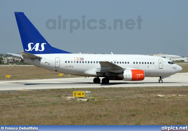 LN-RPW, Boeing 737-600, Scandinavian Airlines System (SAS)