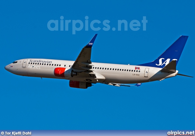 LN-RRE, Boeing 737-800, Scandinavian Airlines System (SAS)