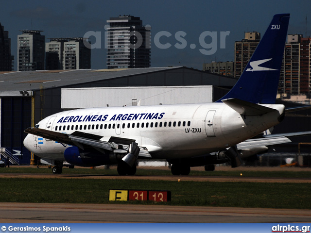 LV-ZXU, Boeing 737-200Adv, Aerolineas Argentinas