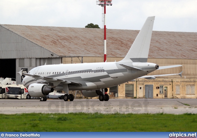 LX-GJC, Airbus A318-100CJ  Elite, Global Jet Luxembourg