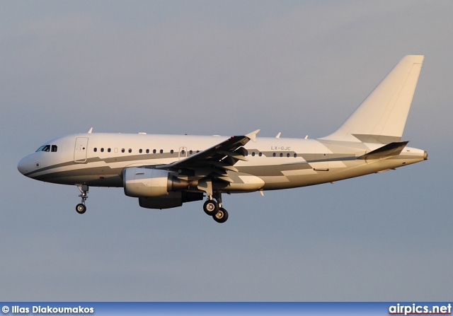 LX-GJC, Airbus A318-100CJ  Elite, Untitled