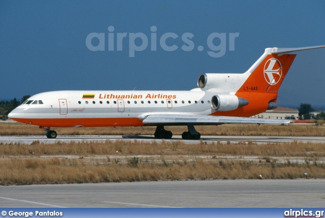 LY-AAS, Yakovlev Yak-42-D, Lithuanian Airlines