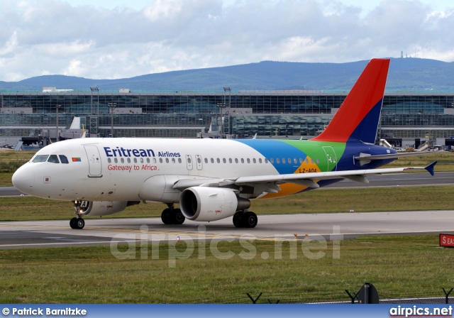 LZ-AOA, Airbus A319-100, Eritrean Airlines