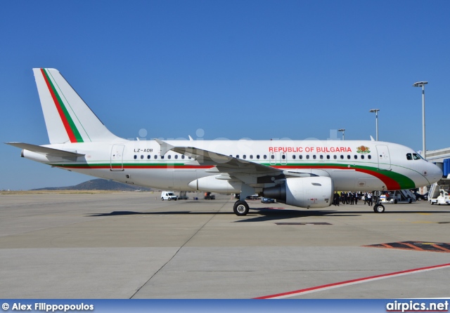 LZ-AOB, Airbus A319-100CJ, Republic of Bulgaria
