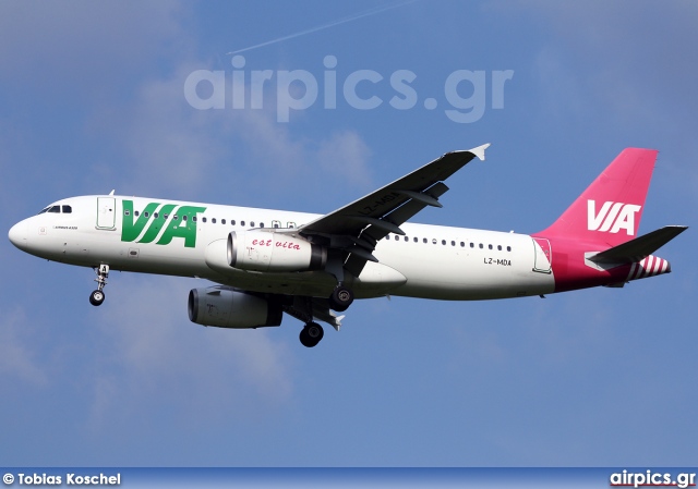 LZ-MDA, Airbus A320-200, Air VIA