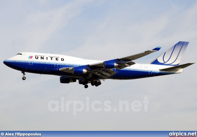 N119UA, Boeing 747-400, United Airlines