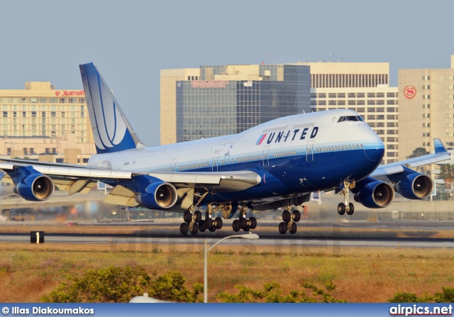N122UA, Boeing 747-400, United Airlines