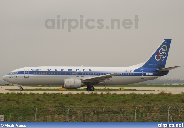 N148AS, Boeing 737-400, Olympic Airlines