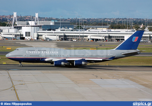 N194UA, Boeing 747-400, United Airlines