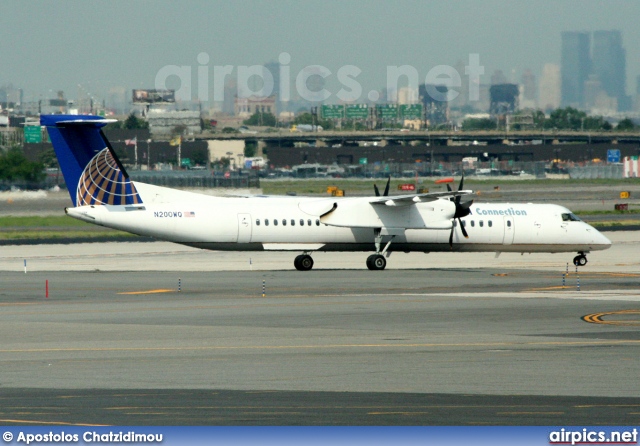 N200WQ, De Havilland Canada DHC-8-400Q Dash 8, Continental Connection