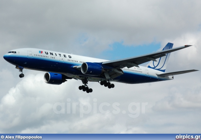 N209UA, Boeing 777-200ER, United Airlines