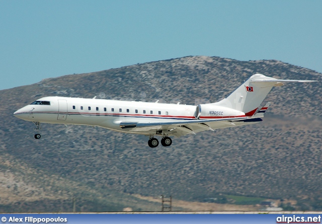 N305CC, Bombardier Global Express, Private