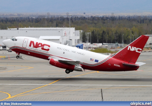 N321DL, Boeing 737-200AdvF, Northern Air Cargo - NAC
