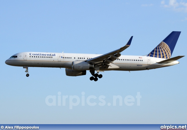 N34137, Boeing 757-200ER, Continental Airlines