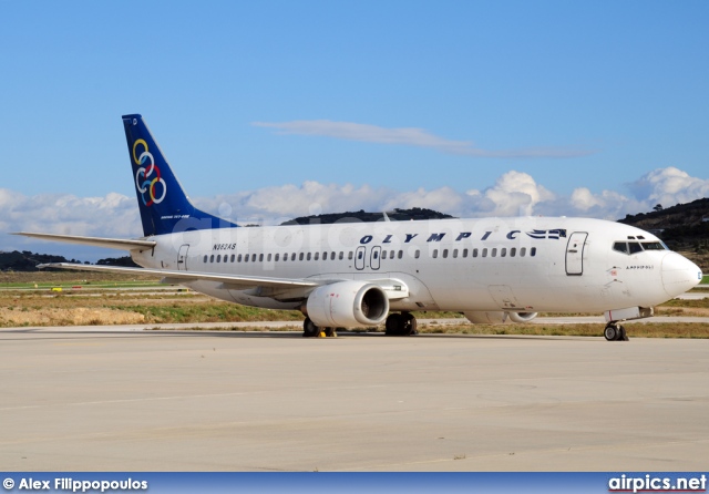 N362AS, Boeing 737-400, Olympic Airlines
