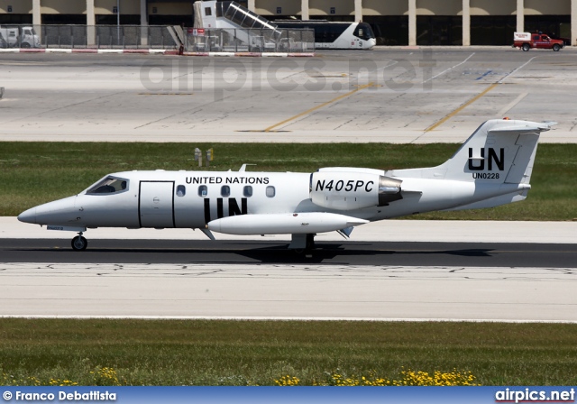 N405PC, Bombardier Learjet 35A, United Nations