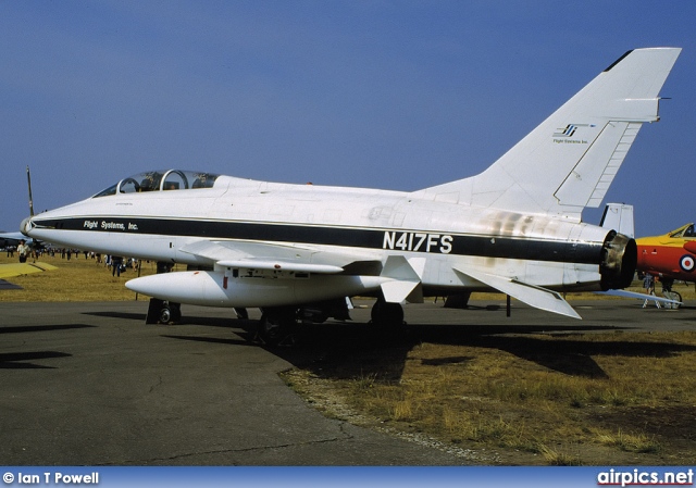 N417FS, North American TF-100F Super Sabre, Flight Systems Inc