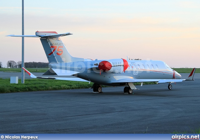N446LJ, Bombardier Learjet 75, Private
