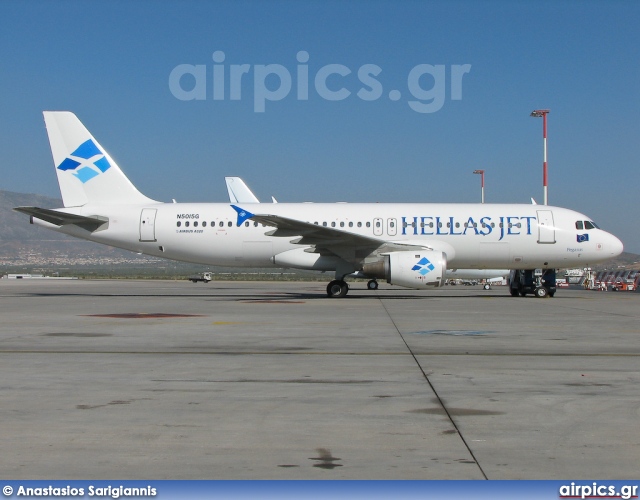 N5015G, Airbus A320-200, Hellas Jet