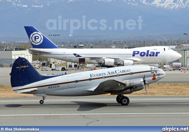 N54514, Curtiss C-46D Commando, Everts Air Cargo