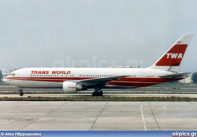 N605TW, Boeing 767-200ER, TWA - Trans World Airlines