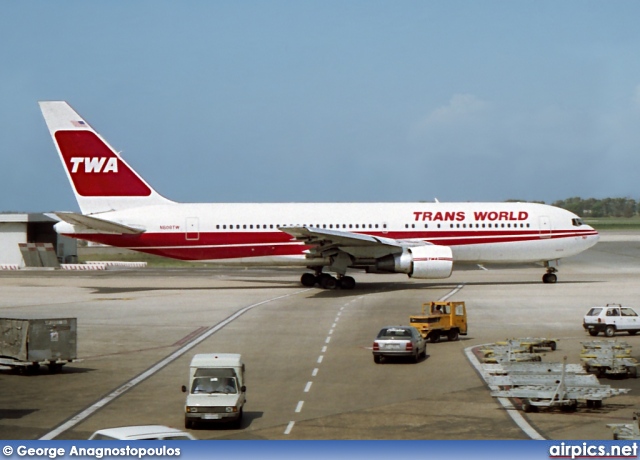 N608TW, Boeing 767-200ER, TWA - Trans World Airlines