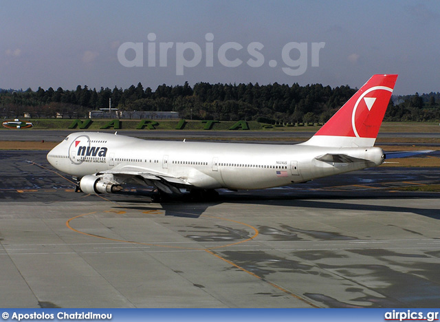 N624US, Boeing 747-200B, Northwest Airlines