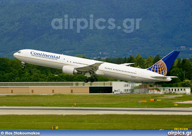 N66056, Boeing 767-400ER, Continental Airlines