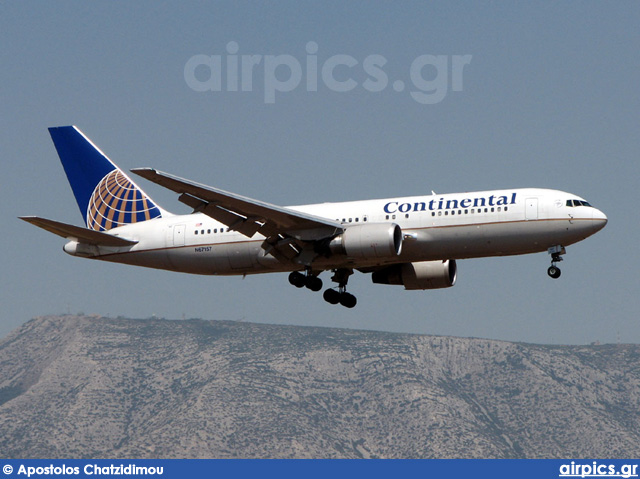 N67157, Boeing 767-200ER, Continental Airlines