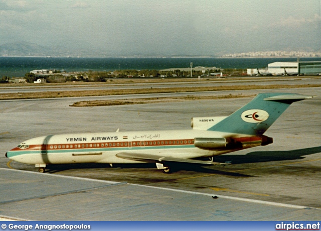 N696WA, Boeing 727-100C, Yemen Airways