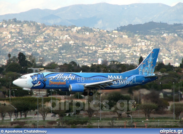 N706AS, Boeing 737-400, Alaska Airlines