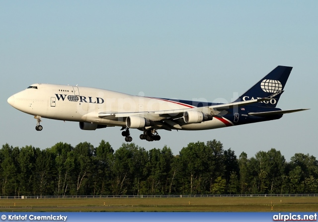 N741WA, Boeing 747-400SF, World Airways Cargo