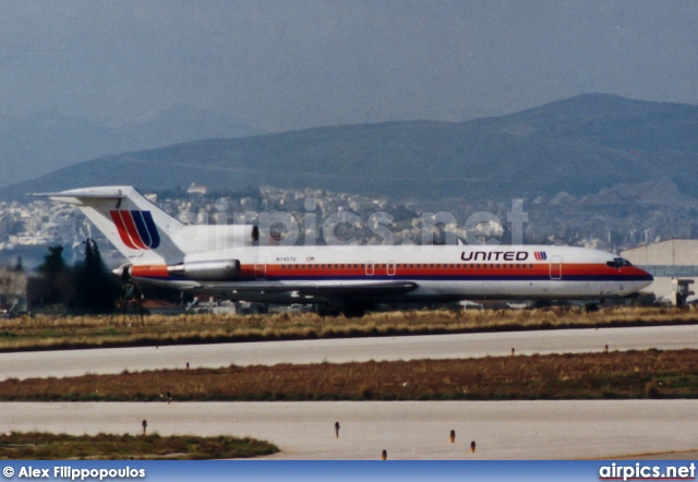 N7457U, Boeing 727-200Adv, United Airlines